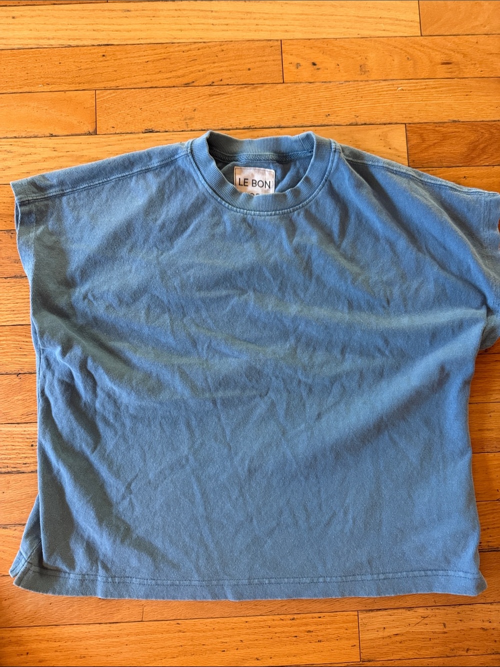 Le Bon Shoppe Women’s Blue Crewneck T-Shirt